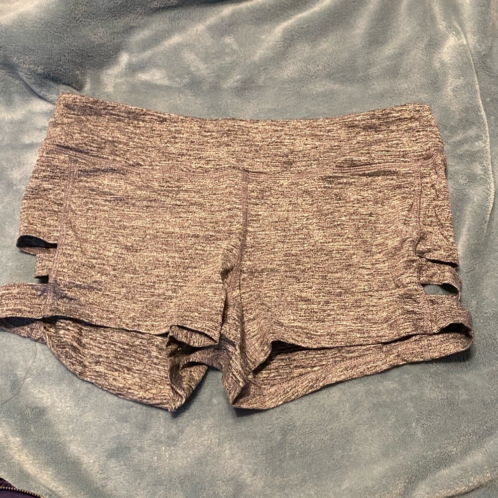 Grey booty shorts